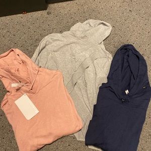 Lot of Fabletics open back hooded sweaters